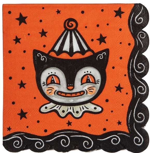 Johanna Parker Halloween Party Cat Napkins - Paper Partyware
