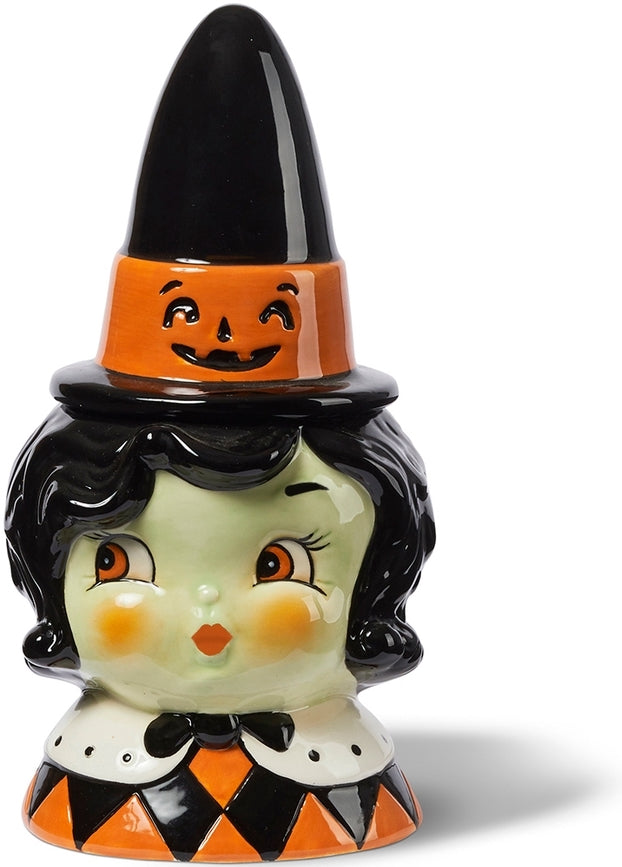 Johanna Parker Witch Canister - Ceramic Halloween Container