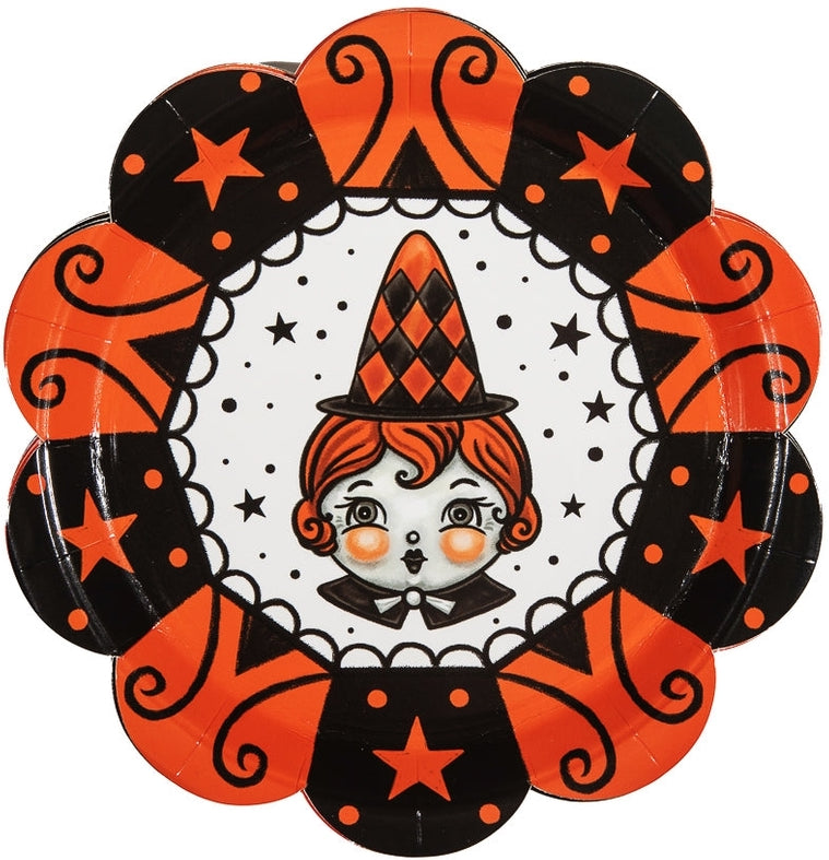 Johanna Parker Halloween Party Witch Paper Plates