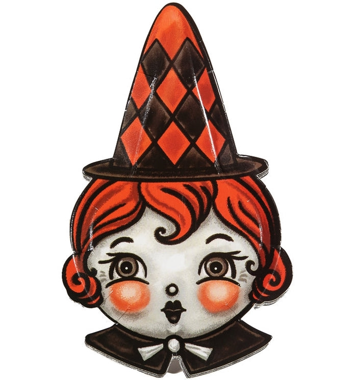 Johanna Parker Witch Shaped Paper Plates - Halloween Partyware
