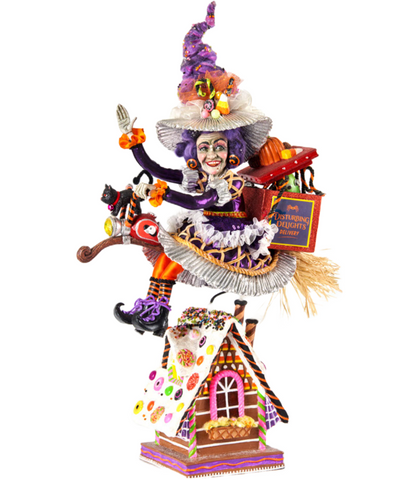Poster Sorcière halloween scène