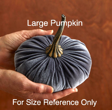 Velvet Pumpkins, Large