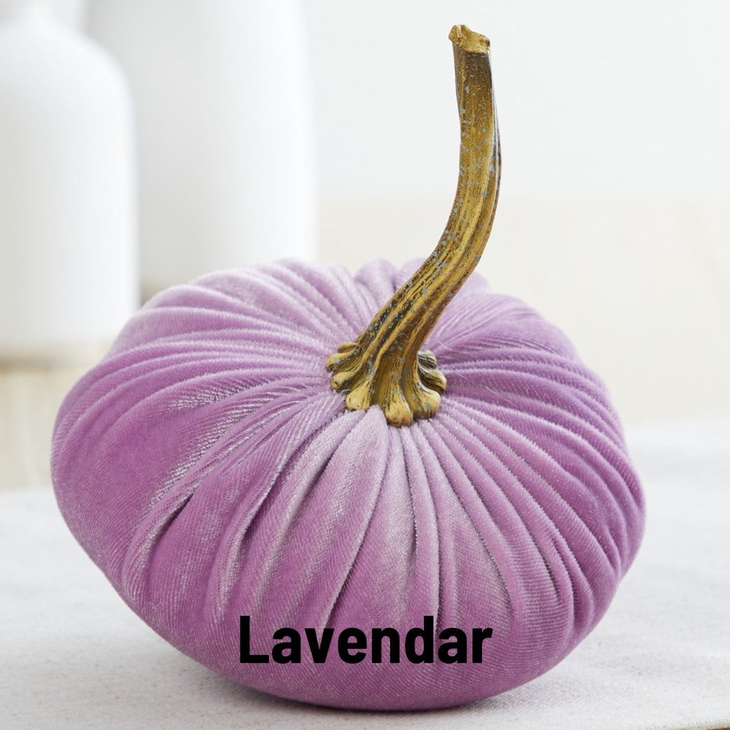 Velvet Pumpkins - Lavender Purple