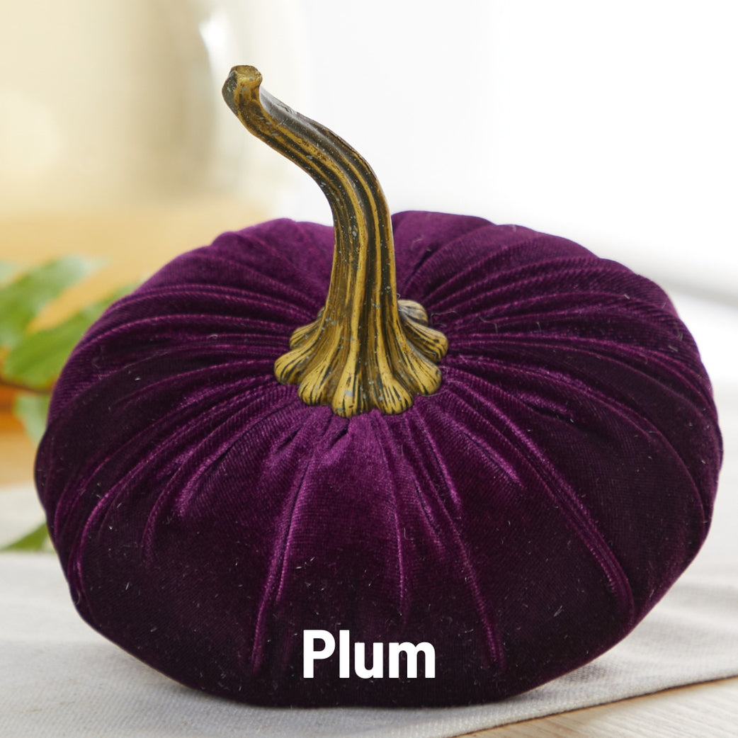 Velvet Pumpkins Plum Purple