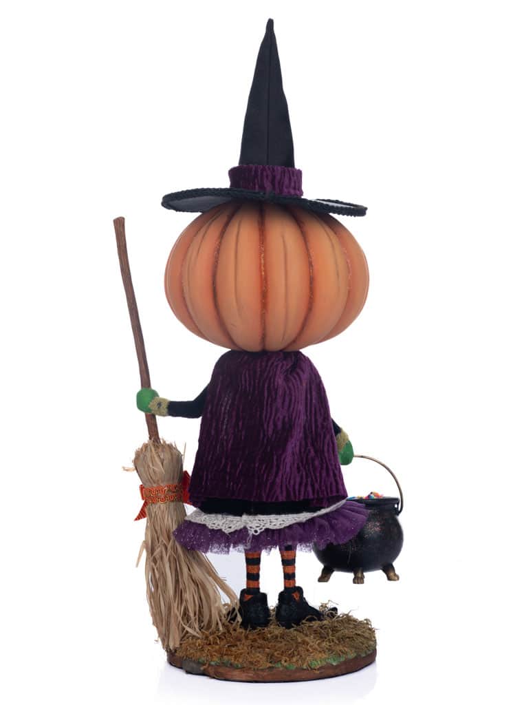 Katherine's Collection Wanda Witch Trick or Treater - Pumpkin Head