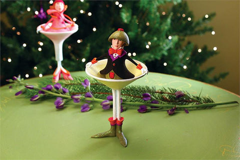 Patience Brewster Oliver Martini Ornament - Mackenzie-Childs