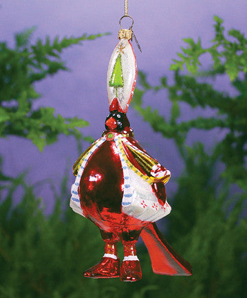 Patience Brewster Cardinal Glass Ornament