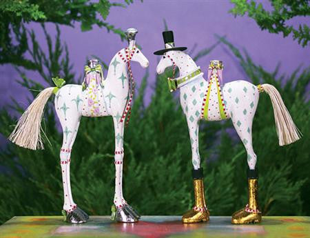 Annabelle & Arthur Horse Ornaments