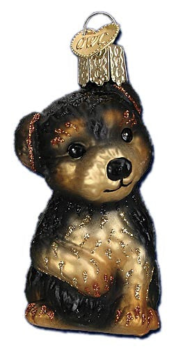 Yorkie Puppy Ornament