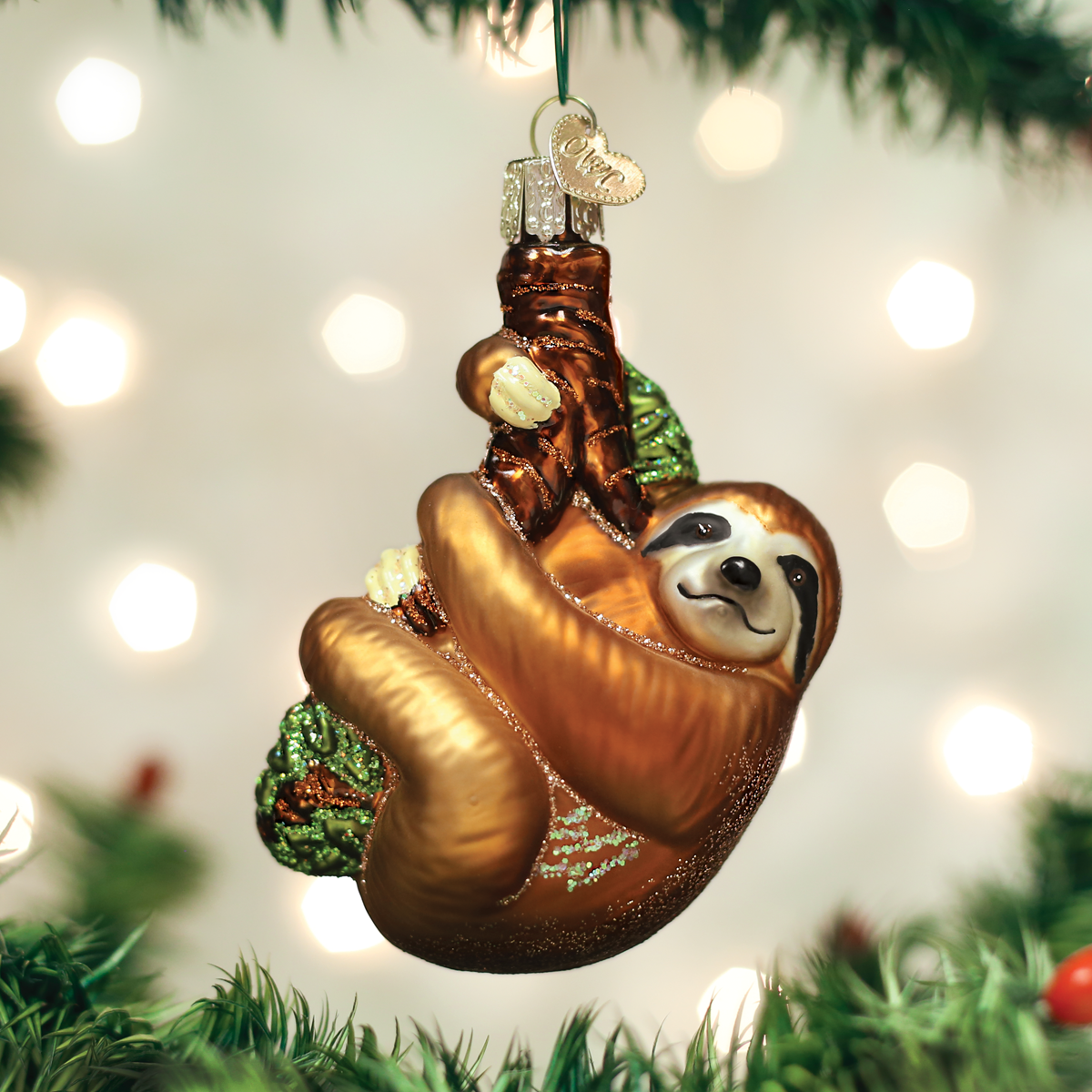 Sammy the Sloth Ornament