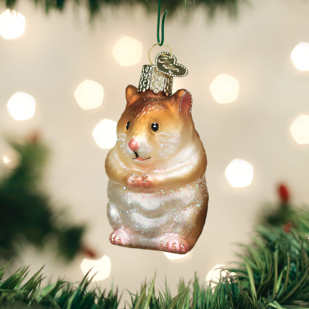 Henry the Hampster Christmas Ornament