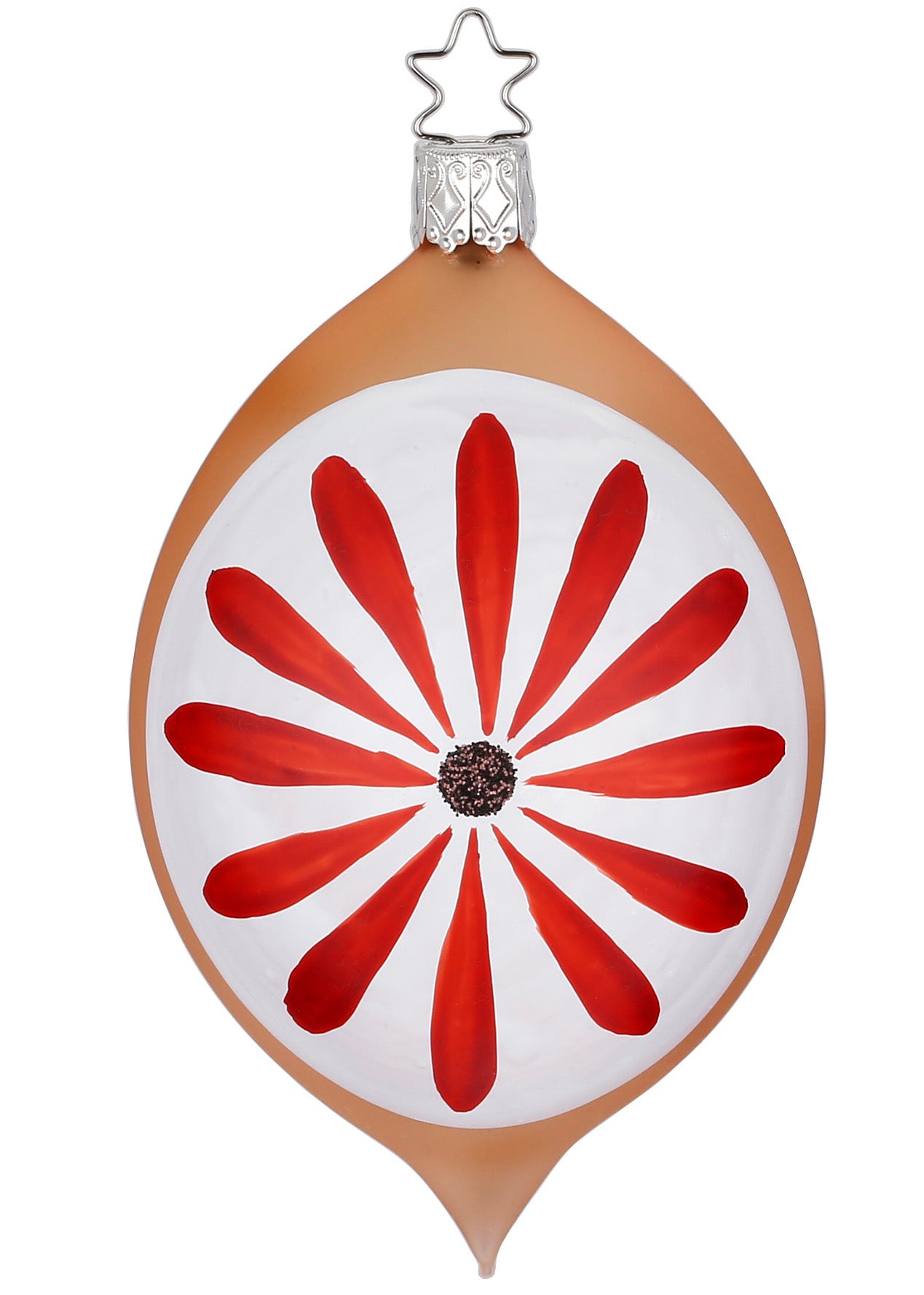 Retro Flower Egg Ornament