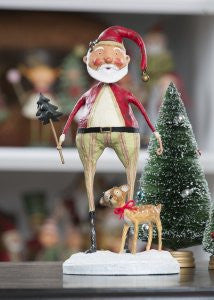 Lori Mitchell Santa Claus & Baby Comet Figurine