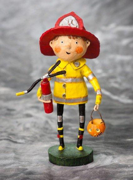Fired Up Frankie Lori Mitchell Fireman Figurine
