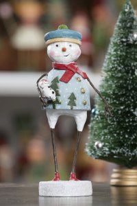 Lori Mitchell Flurry Snowman Figurine