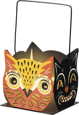 Cat & Owl Lantern