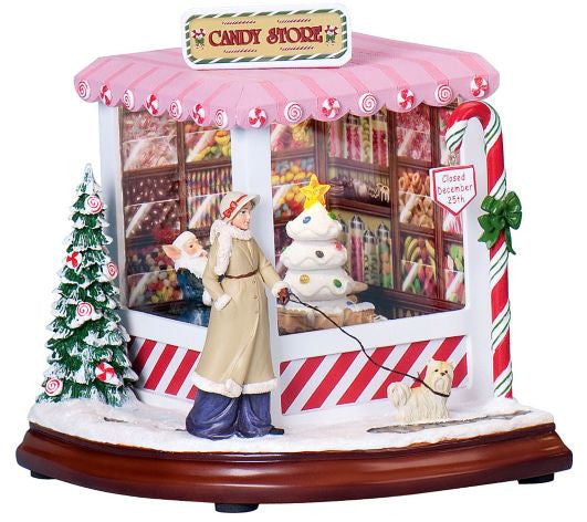 Musical Christmas Candy Shop - Christmas Music Box