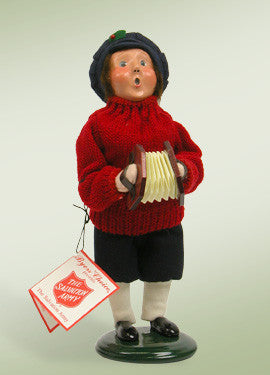 Salvation Army Boy with Squeeze Box