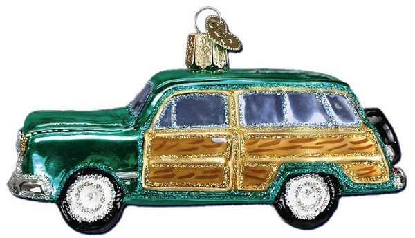 Woody Wagon | Old World Christmas Glass Ornaments - TheHolidayBarn.com
