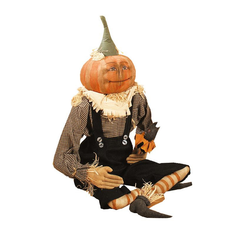 Britches Pumpkin Head Cloth Doll - Joe Spencer Halloween