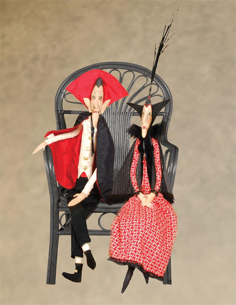The Count & Countess Joe Spencer Halloween Dolls