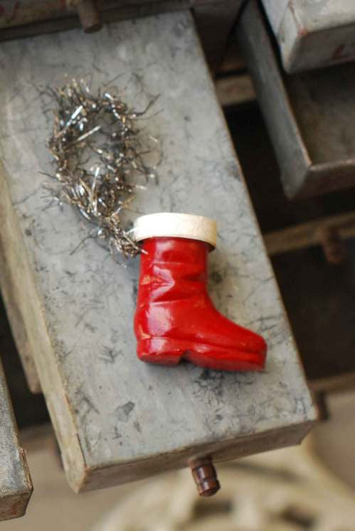 Santa's Boot Ornaments