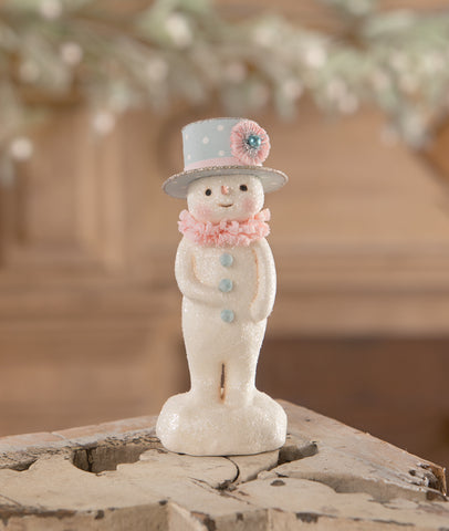 Shine Bright Mini Snowman with Star Wand