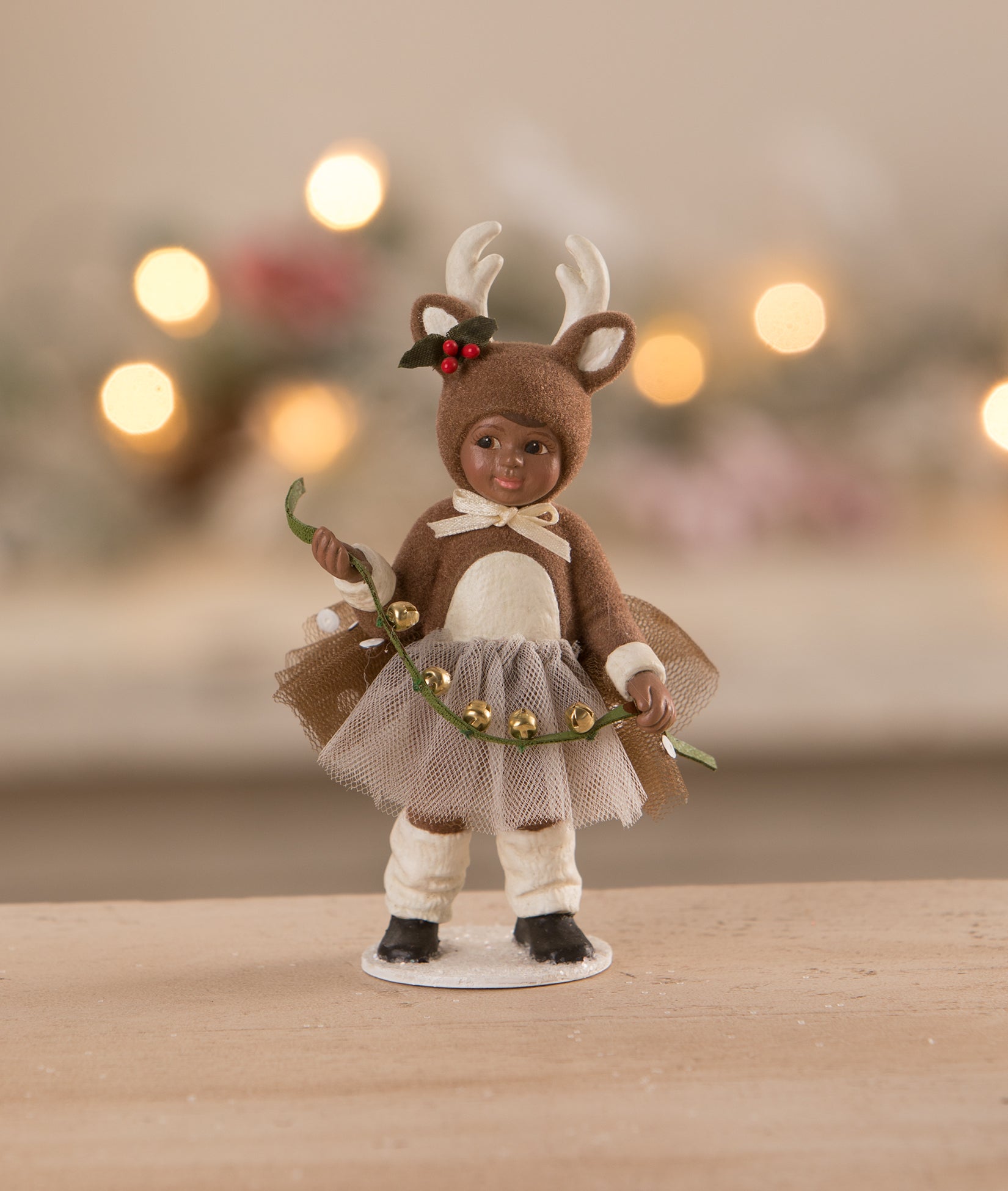 Bethany Lowe Reindeer Dolly Figurine