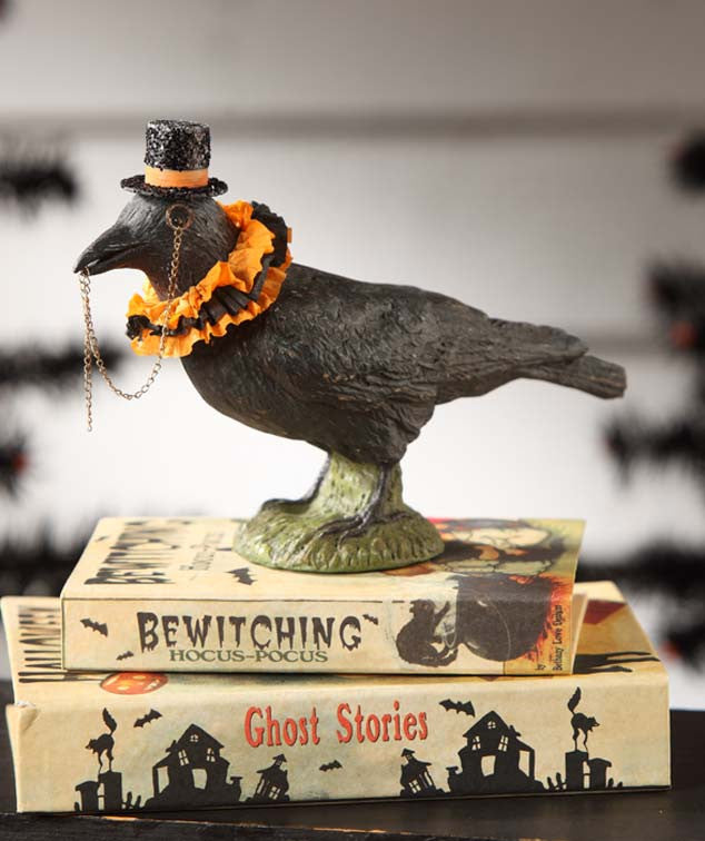 Crow With Top Hat And Monocle