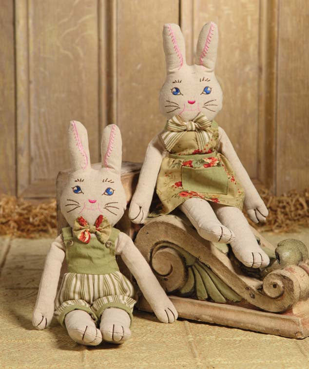 Rag Doll Bunny Girl & Boy