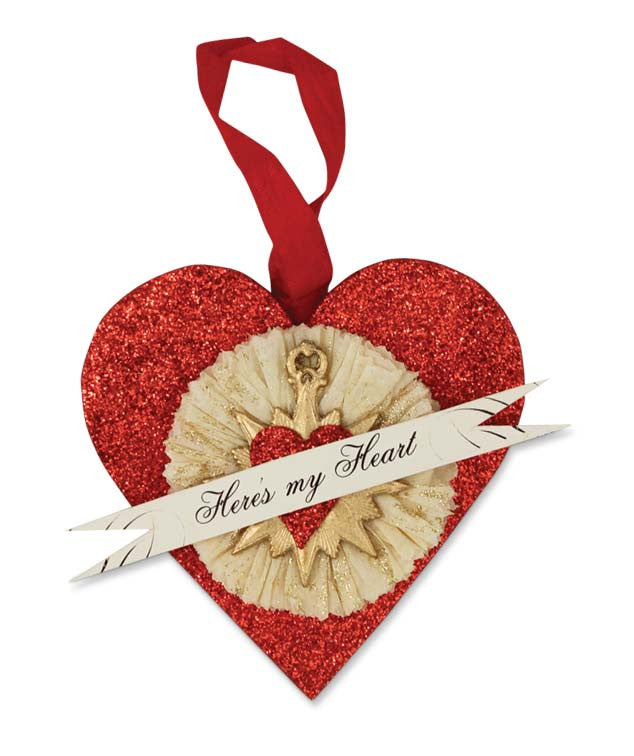  Heres My Heart Ornament