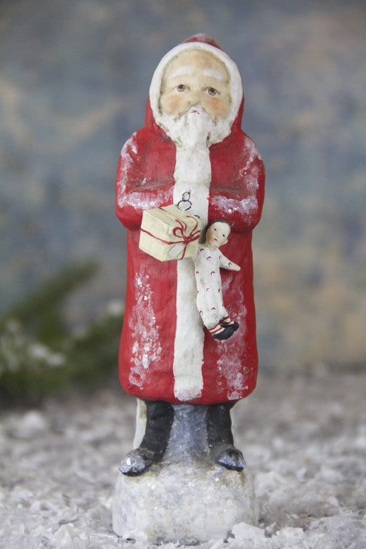 Red Santa with Gifts