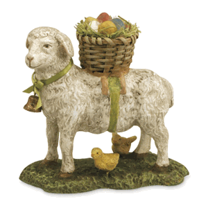 Lamb with Egg Basket