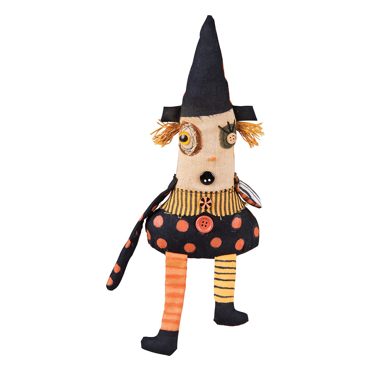 Tilda Witch Ragdoll - Cloth Halloween Doll by Junker Jane