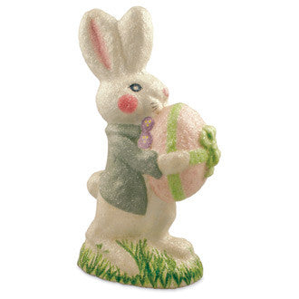 Bunny Boy with Egg | Teena Flanner - TheHolidayBarn.com