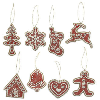 Christmas Gingerbread Cookie Ornaments