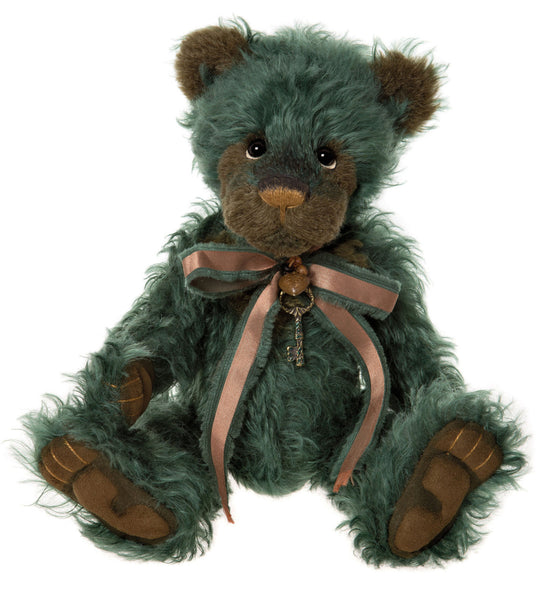 Charlie Bears Jitterbug Green Mohair Teddy Bear | Isabelle Collection ...