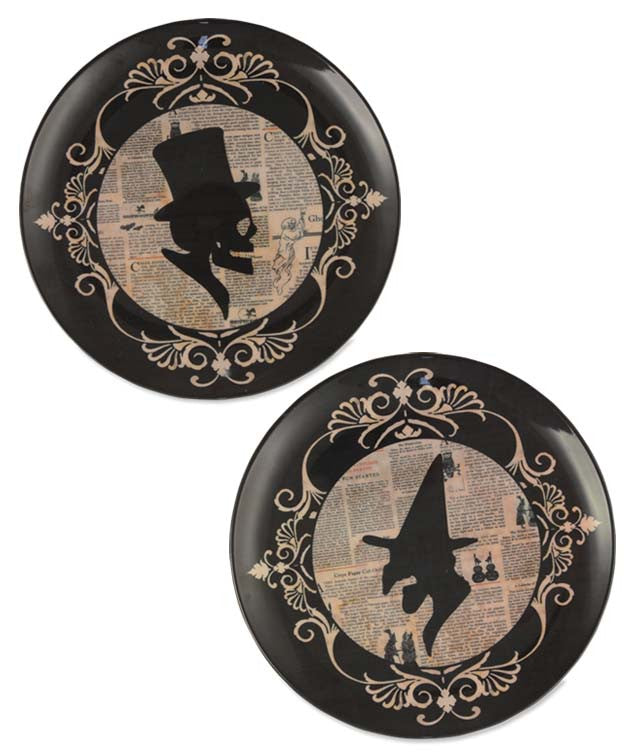 Halloween Silhouette Melamine Plates