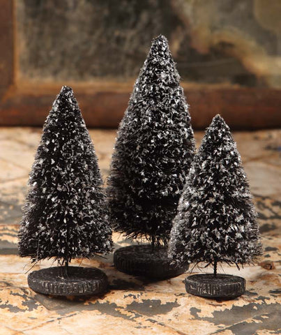 Bethany Lowe Magic Ombre Mini Bottle Brush Trees - Set of 3 – Holiday  Pizzazz