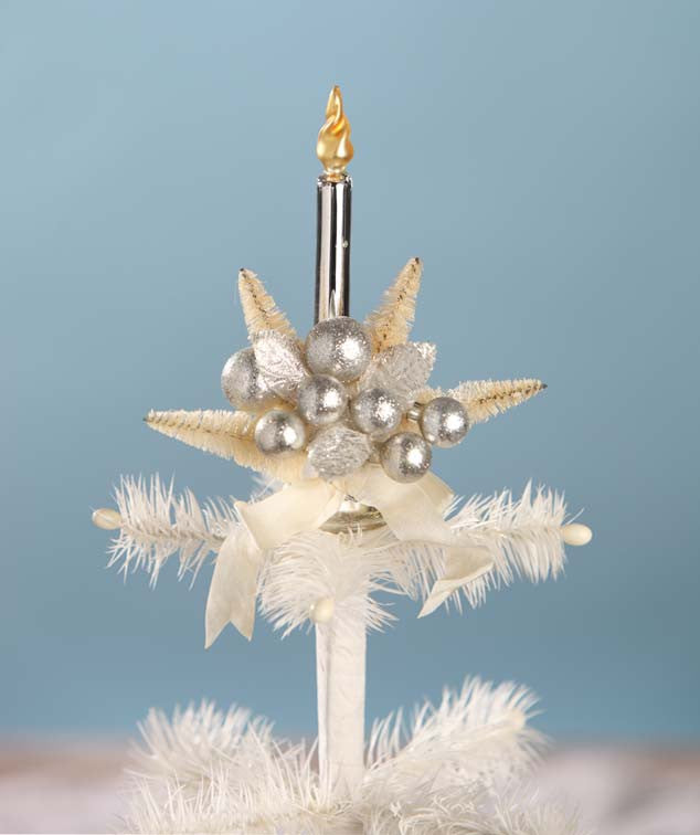Platinum Candle Tree Topper