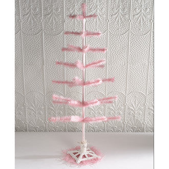 Pink Feather Tree 36"