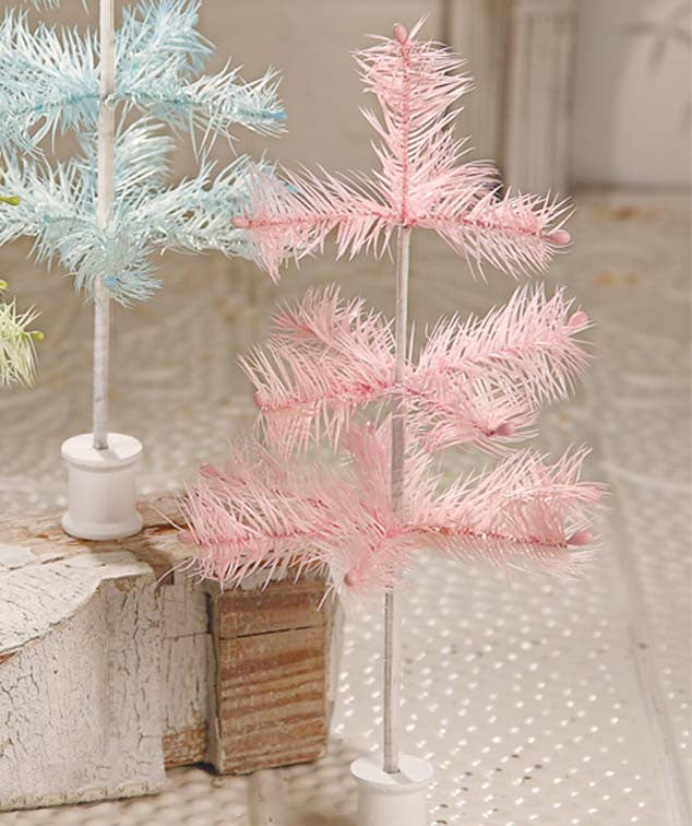 Pink Feather Christmas Tree