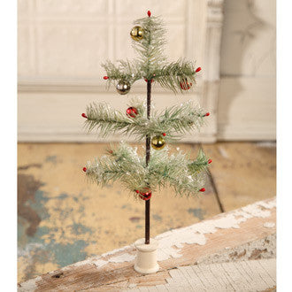 12" Christmas Feather Tree - Bethany Lowe
