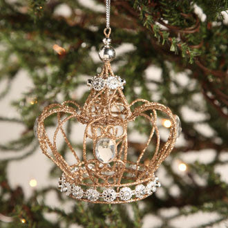 Jeweled Crown Ornament