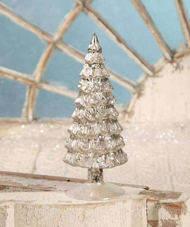 Antique Silver Mercury Tree - Bethany Lowe Christmas