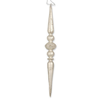 Pearl Glass Icicle Finial