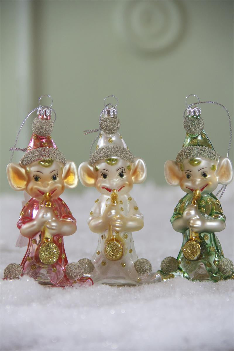Kitsch Elf Ornaments