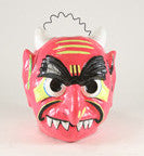 Retro Halloween Ghoul Candy Bucket Inspired by Halloween Masks from the 1960's