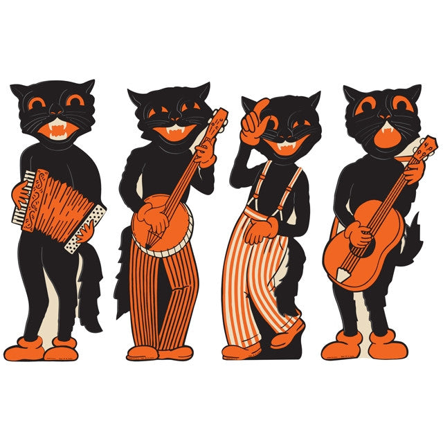 Scat Cat Band Halloween Cutouts
