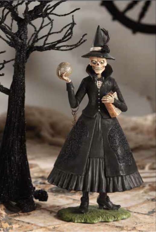 Queen of the Night Skeleton Witch by Bethany Lowe